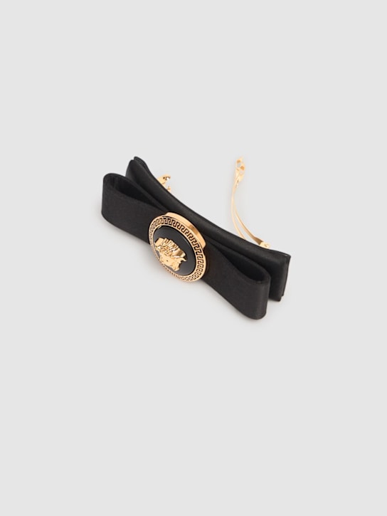 Versace: Gianni ribbon bow hair clip - women_1 | Luisa Via Roma