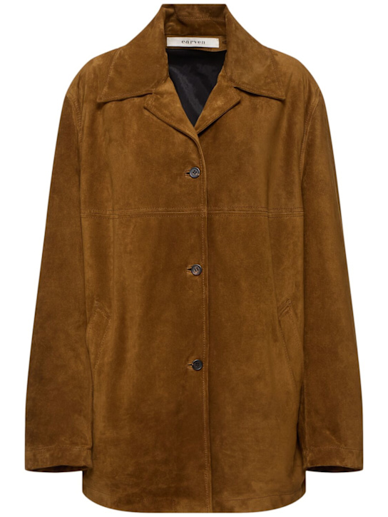 Carven: Suede jacket - women_0 | Luisa Via Roma