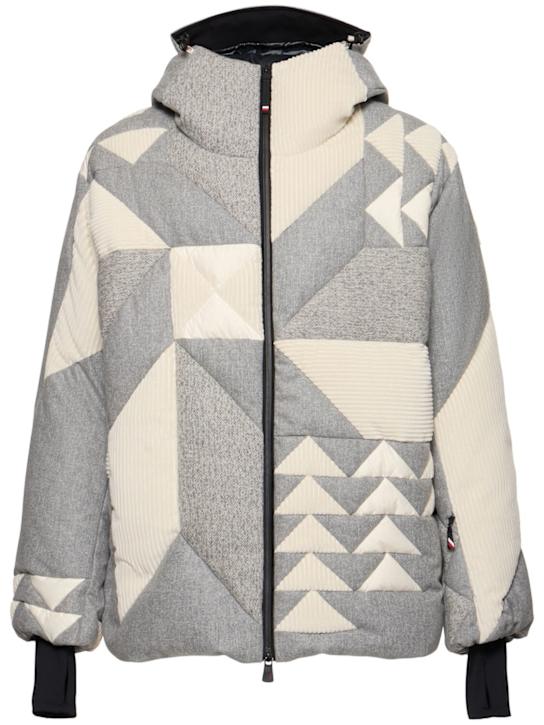 Moncler Grenoble: Sedrun virgin wool down jacket - men_0 | Luisa Via Roma