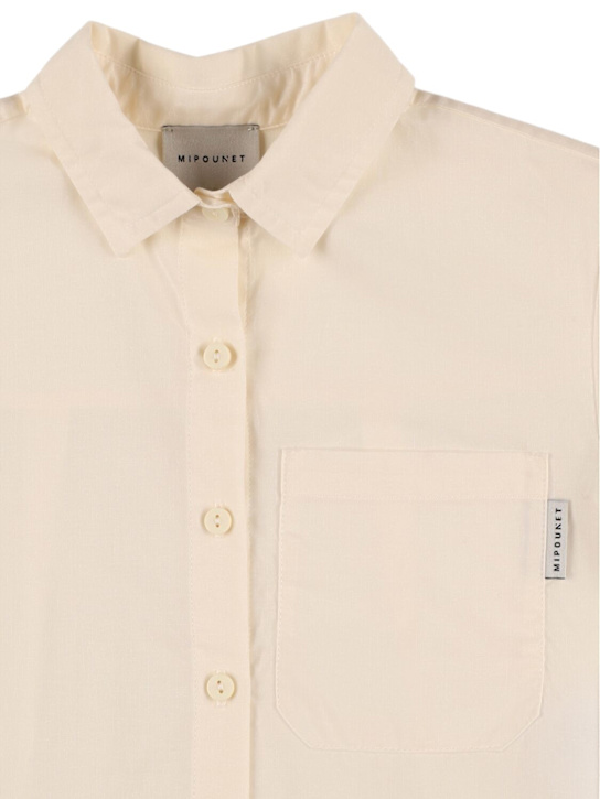 Mipounet: Josephine オーガニックコットンシャツ - kids-girls_1 | Luisa Via Roma