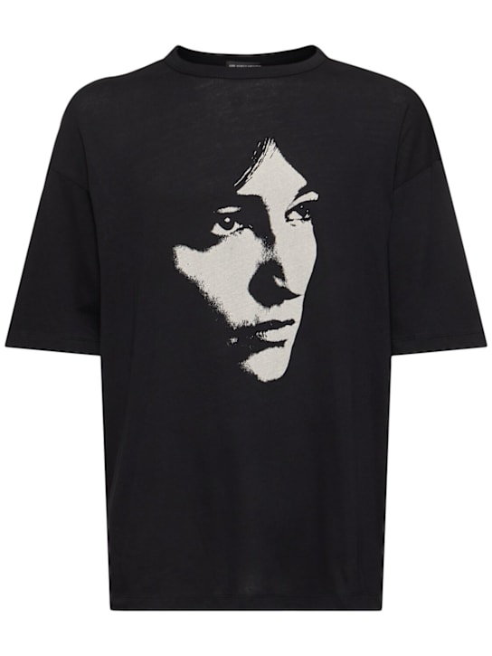 Ann Demeulemeester: Dieter printed boxy fit t-shirt - men_0 | Luisa Via Roma