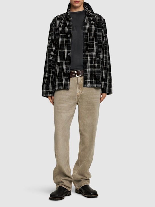 Our Legacy: Haven Helix flannel jacket - men_1 | Luisa Via Roma