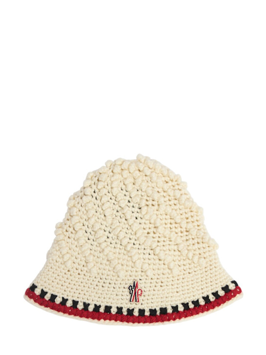 Moncler Grenoble: Wool blend bucket hat - women_0 | Luisa Via Roma