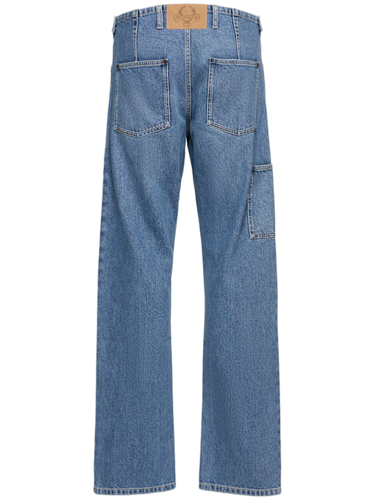 Moschino: Straight denim jeans - men_1 | Luisa Via Roma