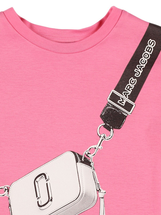 Marc Jacobs: Vestito in jersey di cotone stampato - kids-girls_1 | Luisa Via Roma