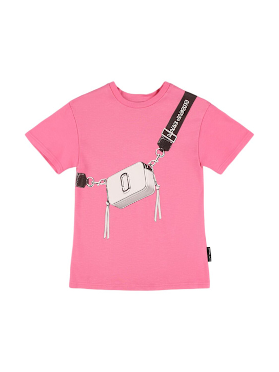 Marc Jacobs: Vestito in jersey di cotone stampato - kids-girls_0 | Luisa Via Roma
