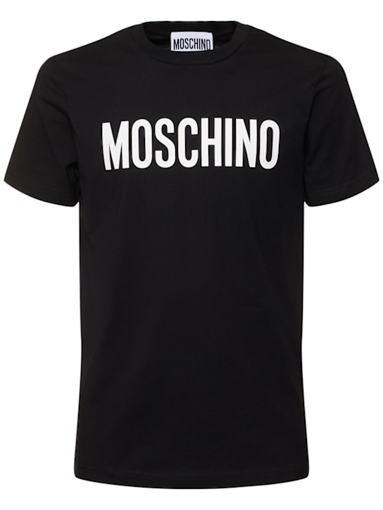 Moschino: Institutional t-shirt - men_0 | Luisa Via Roma