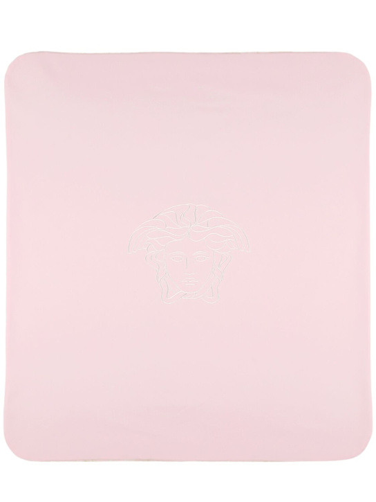 Versace: コットンジャージーブランケット - kids-girls_0 | Luisa Via Roma