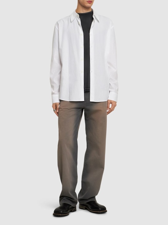 Our Legacy: Beyond cotton blend poplin shirt - men_1 | Luisa Via Roma