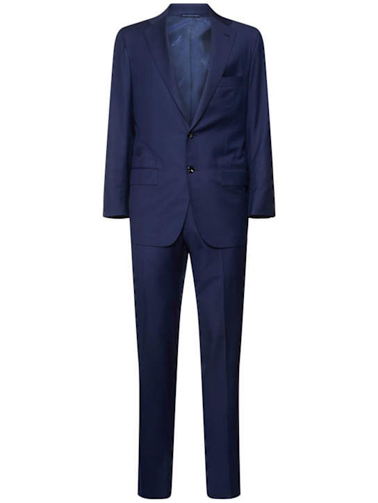 Kiton: 160's wool single breast suit - men_0 | Luisa Via Roma