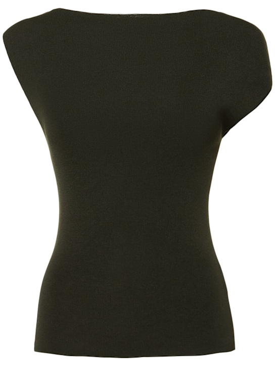St. Agni: Asymmetric knit top - women_0 | Luisa Via Roma