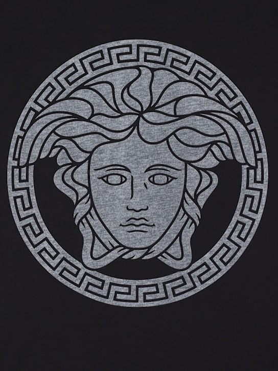 Versace: コットンジャージーTシャツ - kids-boys_1 | Luisa Via Roma