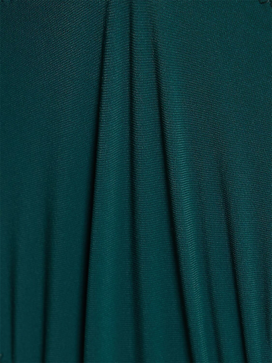 Lido: Venti self-tie triangle bikini - Dark Green - women_3 | Luisa Via Roma