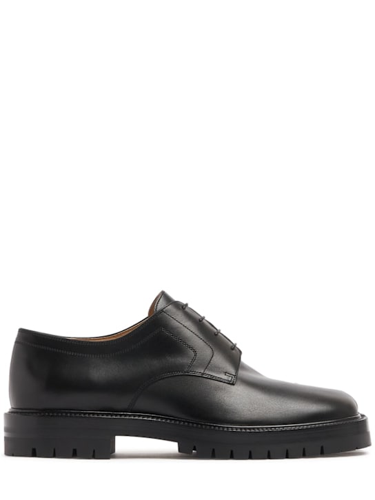 Maison Margiela: Scarpe Tabi County 40mm - Nero - men_0 | Luisa Via Roma