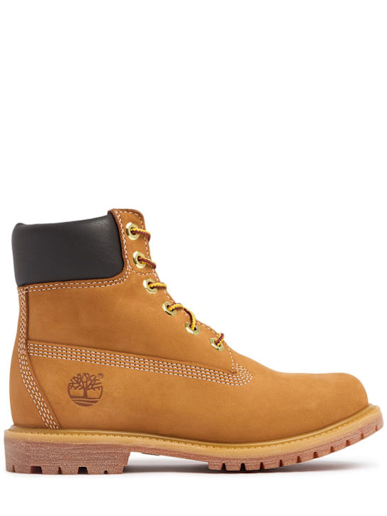Timberland: 6 inch premium waterproof lace-up boots - women_0 | Luisa Via Roma