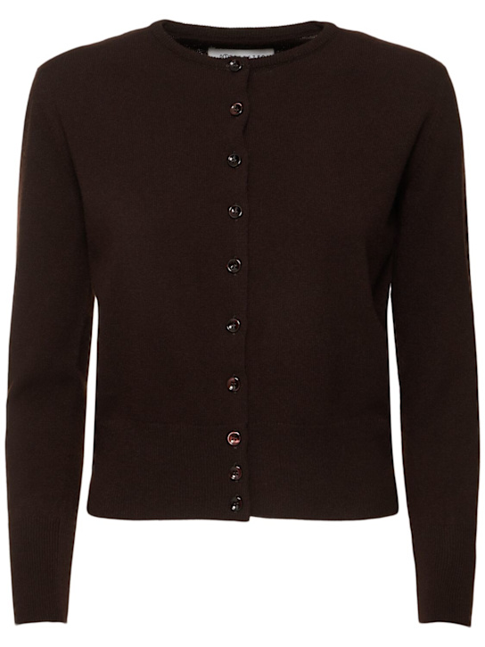 Maison Margiela: Wool knit cardigan - women_0 | Luisa Via Roma