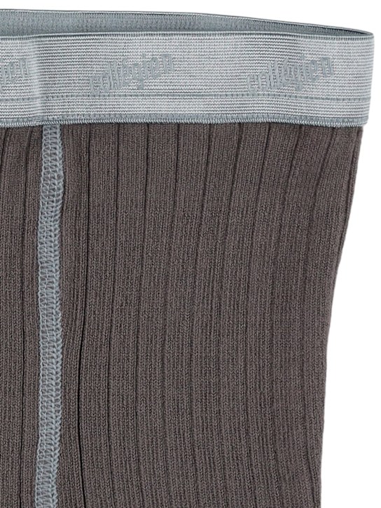 Collégien: Cotton blend tights - グレー - kids-boys_1 | Luisa Via Roma