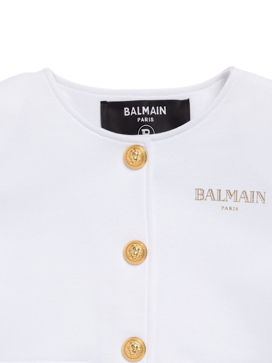 Balmain: コットンジャケット - kids-girls_1 | Luisa Via Roma