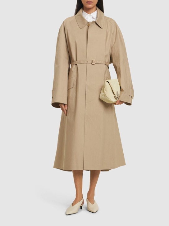 Rainproof cotton trench coat - Thumbnail 2