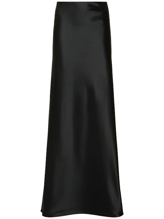 BETTTER: Belmont satin maxi skirt - Black - women_0 | Luisa Via Roma