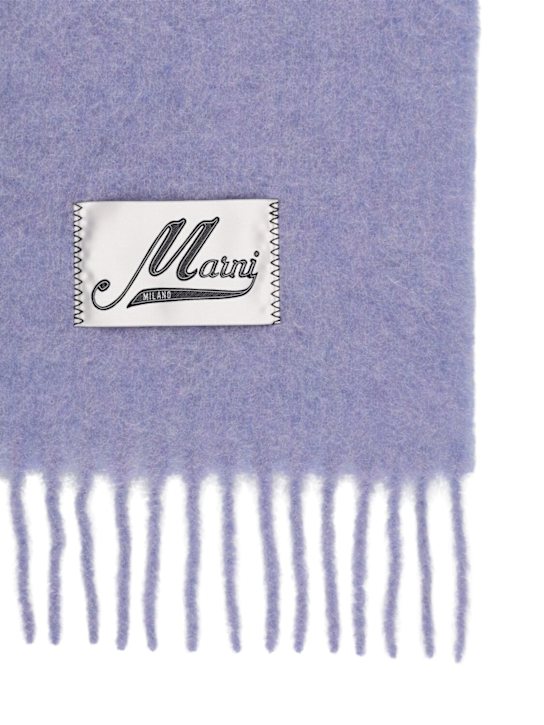 Marni: Brushed alpaca blend scarf - men_1 | Luisa Via Roma