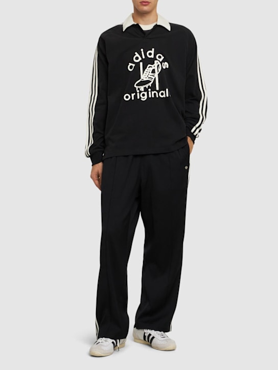 adidas Originals: Pantalones deportivos baggy - Negro - men_1 | Luisa Via Roma