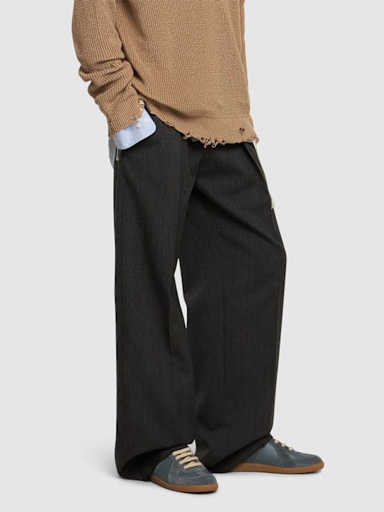 Maison Margiela: Replica レザースニーカー - men_1 | Luisa Via Roma