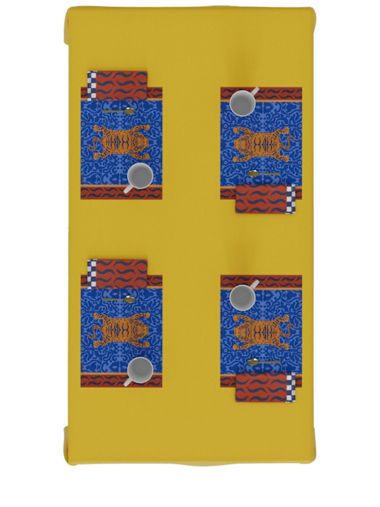 LISA CORTI: Set of 2 Tibetan Tiger cotton placemats - ecraft_1 | Luisa Via Roma