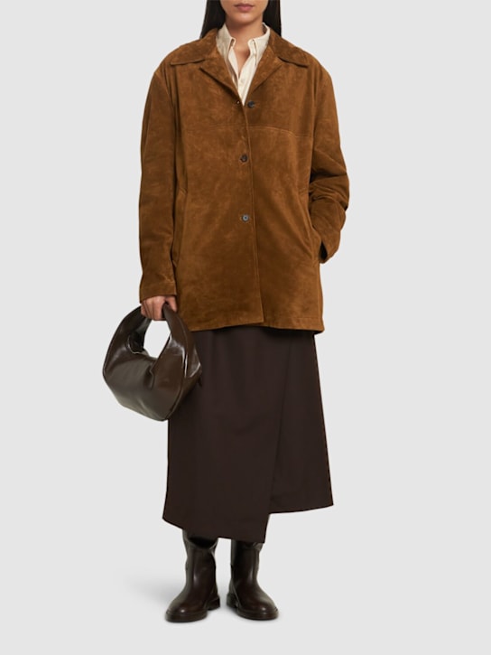 Carven: Suede jacket - women_1 | Luisa Via Roma