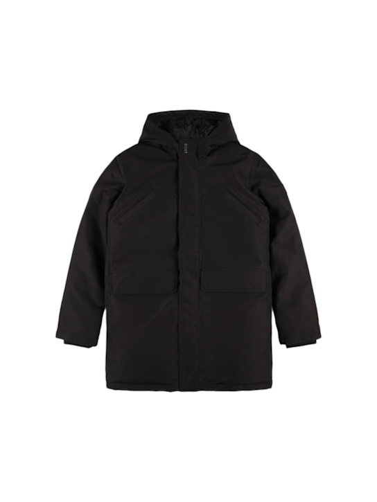 Boss: Hooded polyester parka - kids-boys_0 | Luisa Via Roma