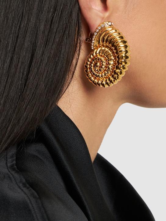 Balmain: Snail clip-on earrings - women_1 | Luisa Via Roma
