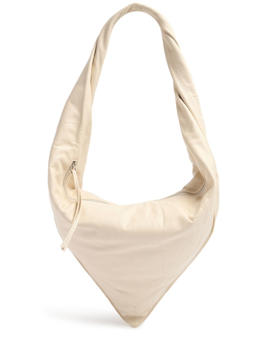 Lemaire: Small leather scarf bag - men_0 | Luisa Via Roma