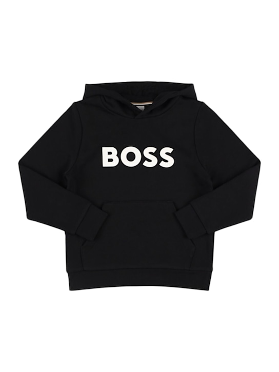 Boss: コットンブレンドフーディー - kids-boys_0 | Luisa Via Roma