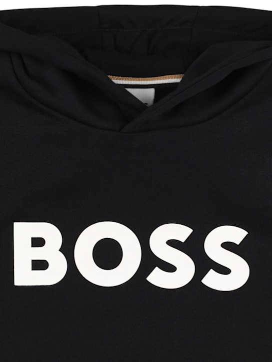 Boss: コットンブレンドフーディー - kids-boys_1 | Luisa Via Roma