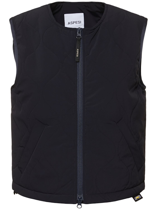 Quilted nylon vest