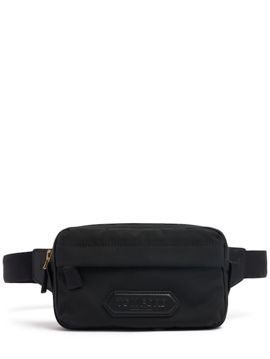 Tom Ford: Recycled nylon nylon belt bag - men_0 | Luisa Via Roma
