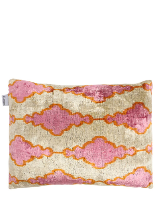 Les Ottomans: Velvet cushion - ecraft_0 | Luisa Via Roma