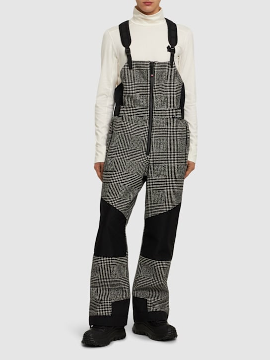 Moncler Grenoble: Virgin wool Prince of Wales ski suit - men_1 | Luisa Via Roma