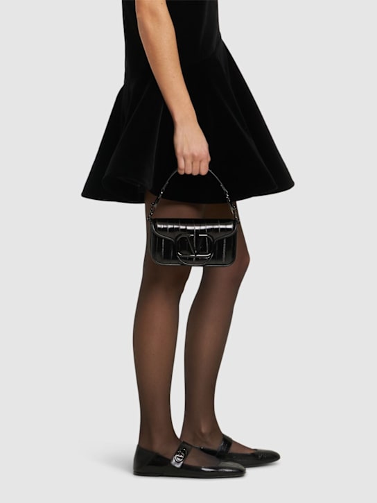 Valentino Garavani: Small Loco' leather shoulder bag - women_1 | Luisa Via Roma