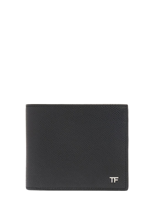 Tom Ford: Saffiano leather bifold wallet - men_0 | Luisa Via Roma