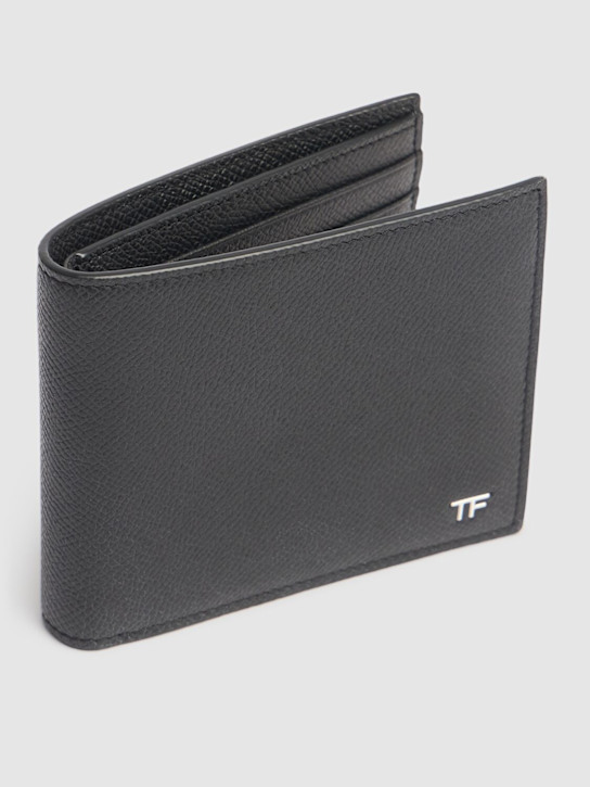 Tom Ford: Saffiano leather bifold wallet - men_1 | Luisa Via Roma