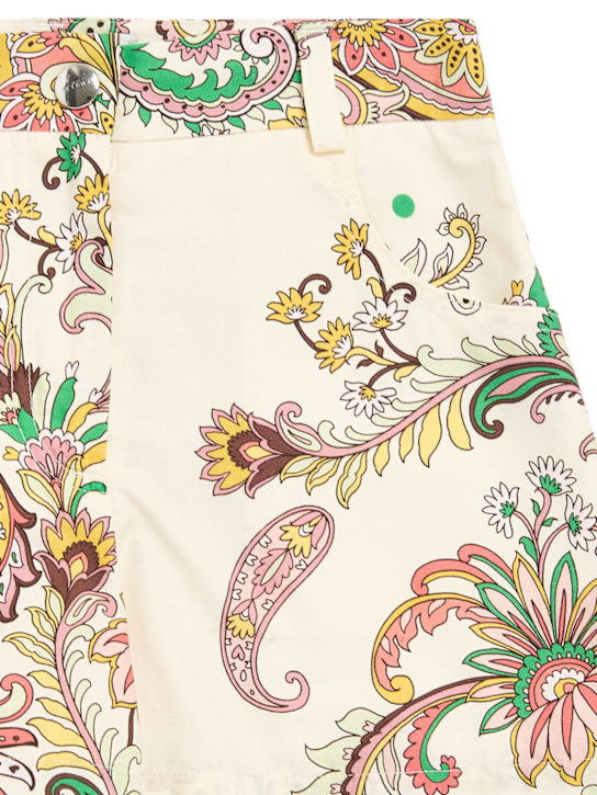Etro: コットンポプリンショートパンツ - kids-girls_1 | Luisa Via Roma