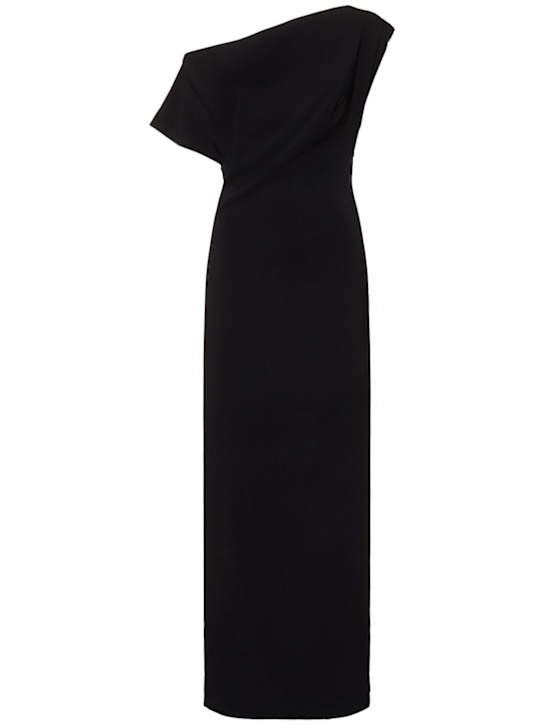 St. Agni: Asymmetric off-the-shoulder long dress - women_0 | Luisa Via Roma