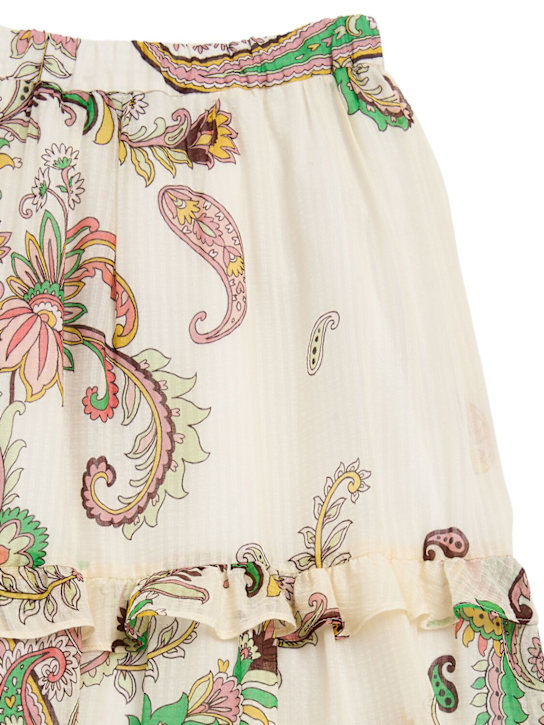 Etro: コットン＆シルクモスリンスカート - kids-girls_1 | Luisa Via Roma