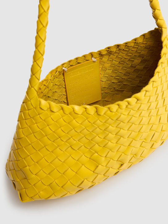 Dragon Diffusion: Rosanna leather shoulder bag - Yellow - women_5 | Luisa Via Roma