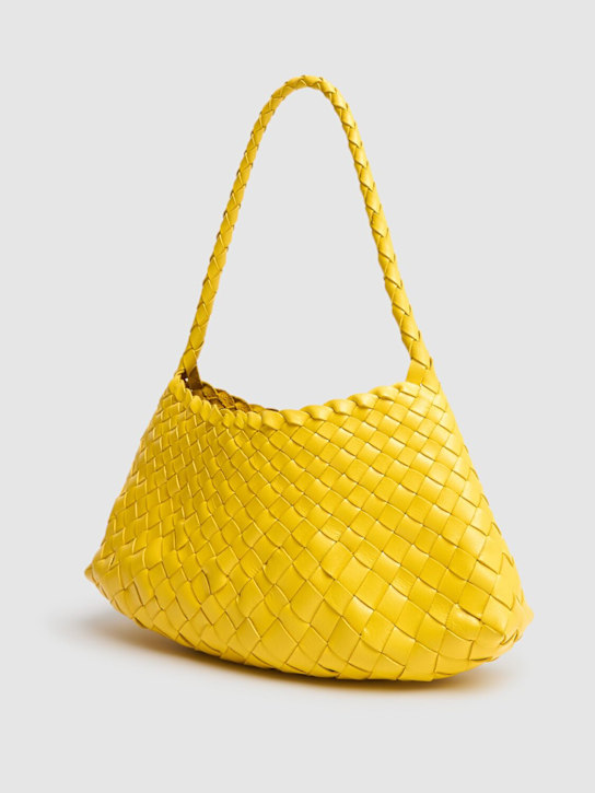 Dragon Diffusion: Rosanna leather shoulder bag - Yellow - women_4 | Luisa Via Roma