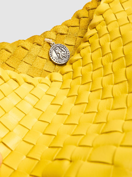 Dragon Diffusion: Rosanna leather shoulder bag - Yellow - women_3 | Luisa Via Roma