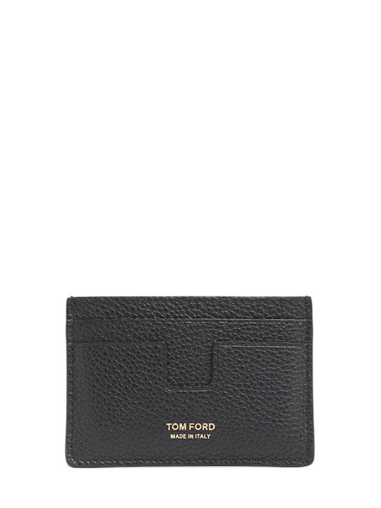 Tom Ford: Soft grain leather card holder - men_0 | Luisa Via Roma