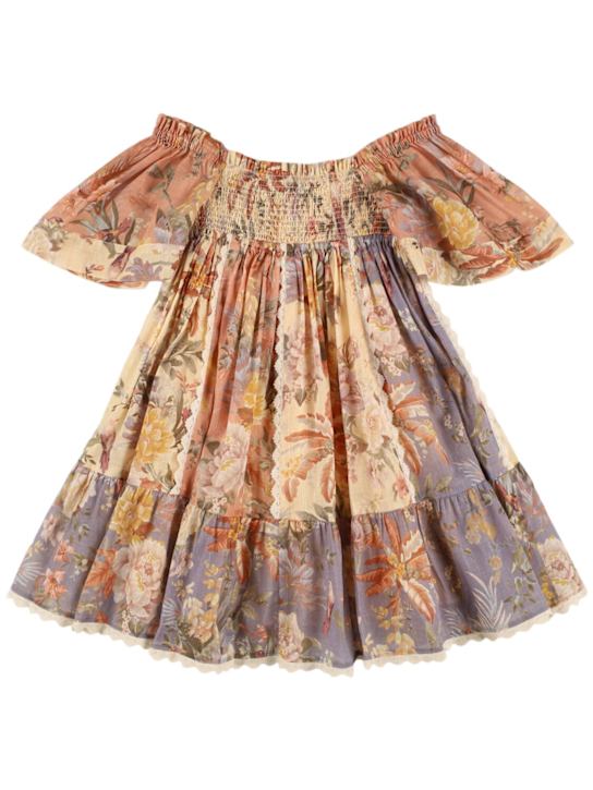 Zimmermann: Vestito in mussola di cotone stampata - kids-girls_0 | Luisa Via Roma