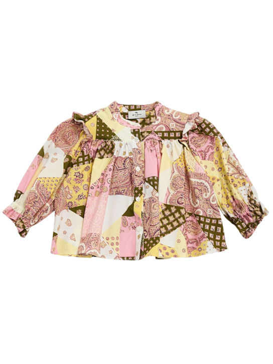 Etro: コットンポプリンシャツ - kids-girls_0 | Luisa Via Roma